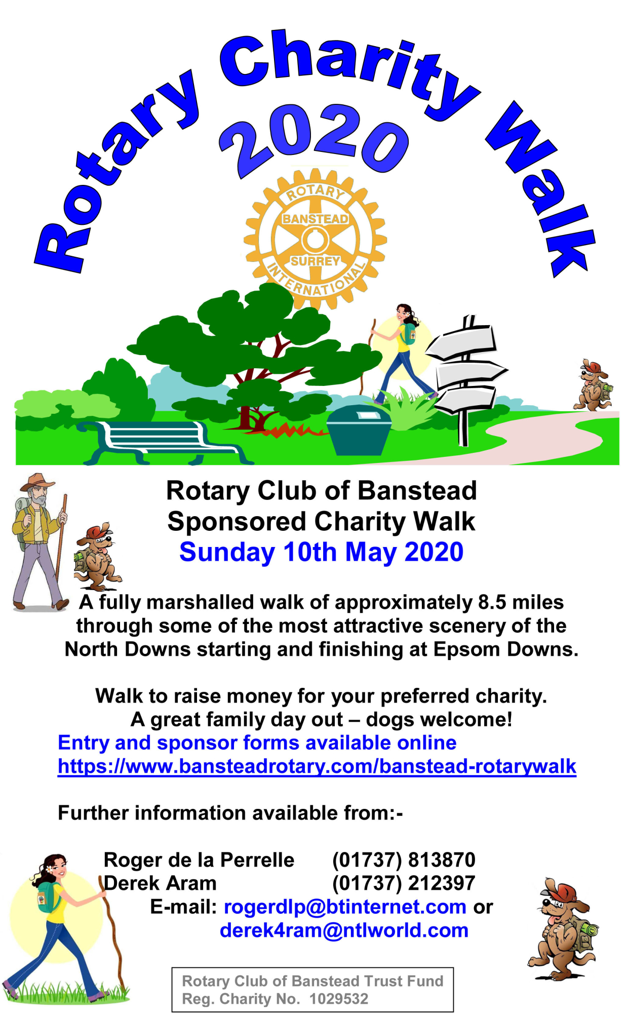 Banstead Rotary Charity Walk CharityWalk with BansteadRotary